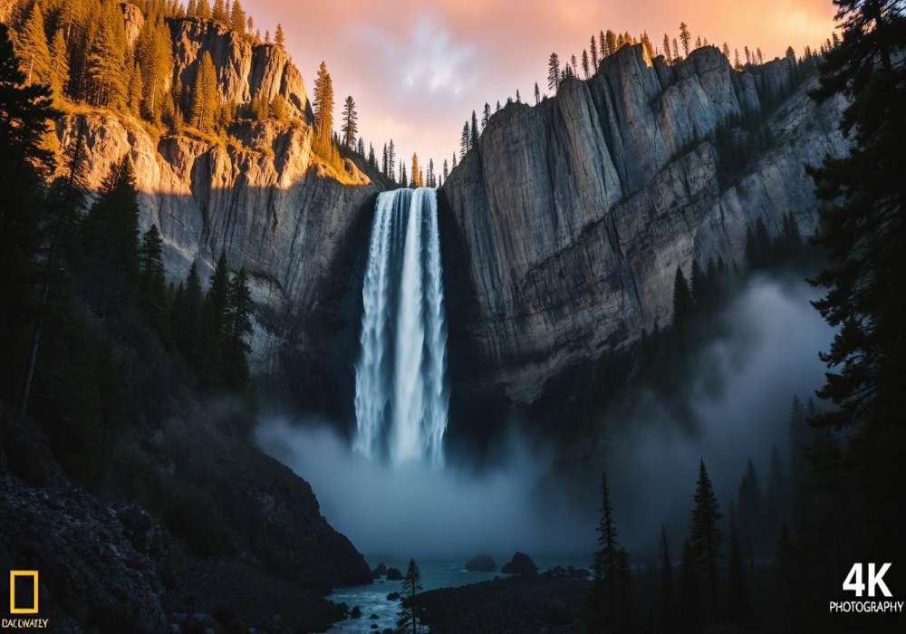 Waterfall in Yosemite